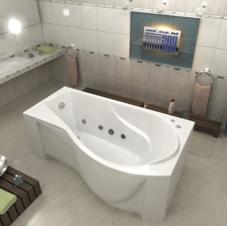 Панель фронтальная для ванны Bas Капри 170 правая